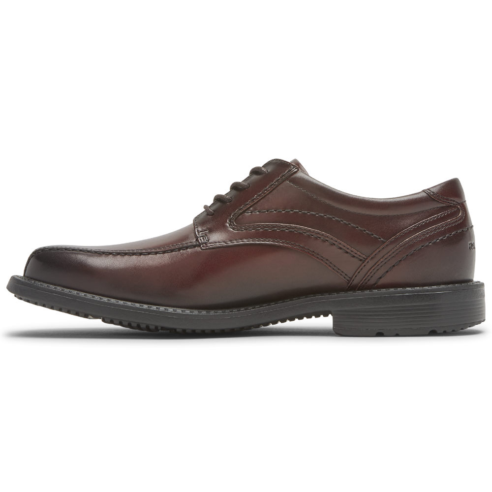 Oxfords Rockport Homem Marrom Escuro - Style Leader 2 Bike Toe - 15368QFPW